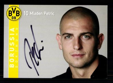 Mladen Petric Autogrammkarte Borussia Dortmund 2007-08 Original Signiert