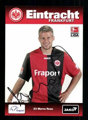 Marco Russ Autogrammkarte Eintracht Frankfurt 2008-09 Original Signiert