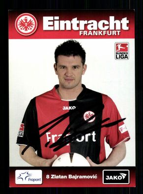 Zlatan Bajramovic Autogrammkarte Eintracht Frankfurt 2008-09 Original Signiert