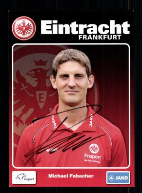 Michael Fabacher Autogrammkarte Eintracht Frankfurt 2011-12 Original Signiert