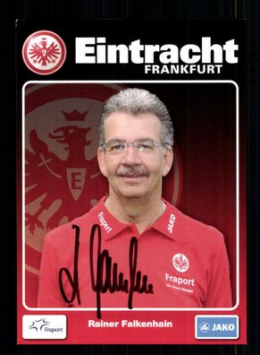 Rainer Falkenhain Autogrammkarte Eintracht Frankfurt 2011-12 Original Signiert