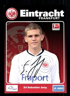 Sebastian Jung Autogrammkarte Eintracht Frankfurt 2011-12 Original Signiert
