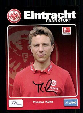 Thomas Kühn Autogrammkarte Eintracht Frankfurt 2011-12 Original Signiert