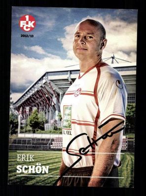 Erik Schön Autogrammkarte 1 FC Kaiserslautern 2012-13 Original Signiert
