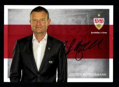 Jochen Röttgermann Autogrammkarte VFB Stuttgart 2017-18 Original Signiert