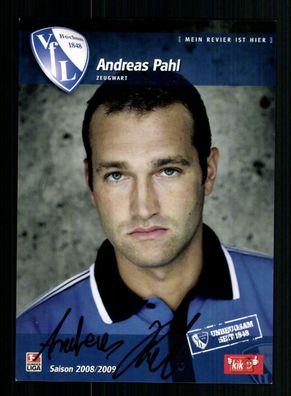 Andreas Pahl Autogrammkarte VFL Bochum 2008-09 Original Signiert