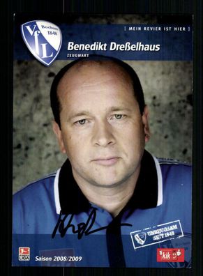 Benedikt Dreßelhaus Autogrammkarte VFL Bochum 2008-09 Original Signiert