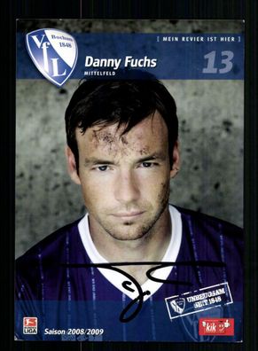 Danny Fuchs Autogrammkarte VFL Bochum 2008-09 Original Signiert