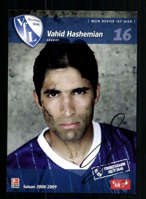 Vahid Hashemian Autogrammkarte VFL Bochum 2008-09 Original Signiert