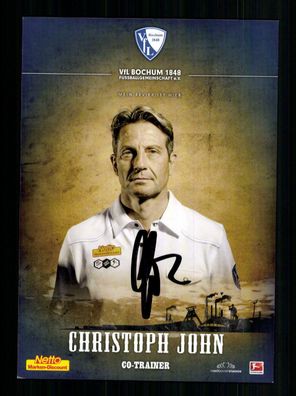 Christoph John Autogrammkarte VFL Bochum 2010-11 Original Signiert
