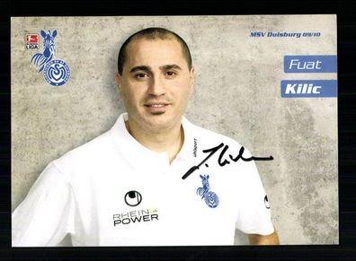 Fuat Kilic Autogrammkarte MSV Duisburg 2009-10 Original Signiert