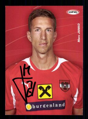 Marc Janko Autogrammkarte Österreich Nationalmannschaft 2012 Original