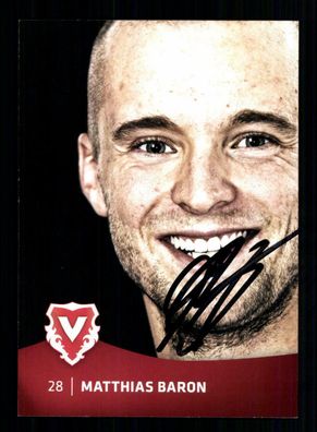 Mathias Baron Autogrammkarte FC Vaduz 2013-14 Original Signiert
