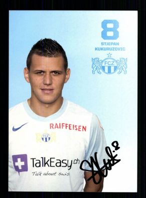Stjepan Kukuruzovic Autogrammkarte FC Zürich Original Signiert