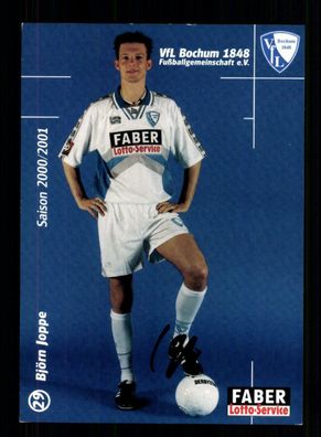 Björn Joppe Autogrammkarte VFL Bochum 2000-01 Original Signiert