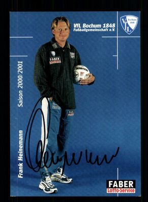 Frank Heinemann Autogrammkarte VFL Bochum 2000-01 Original Signiert