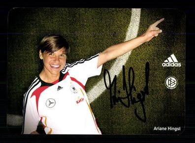 Ariane Hingst DFB Autogrammkarte 2007 Original Signiert