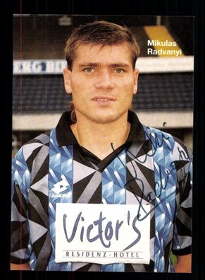 Mikulas Radvanyi Autogrammkarte 1 FC Saarbrücken 1994-95 Original Signiert