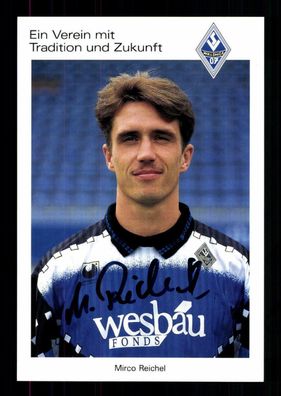 Mirco Reichel Autogrammkarte SV Waldhof Mannheim 1994-95 Original Signiert