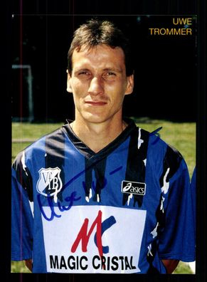 Uwe Trommer Autogrammkarte VFB Leipzig 1994-95 Original Signiert