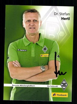 Stefan Hertl Autogrammkarte Borussia Mönchengladbach 2015-16 Original