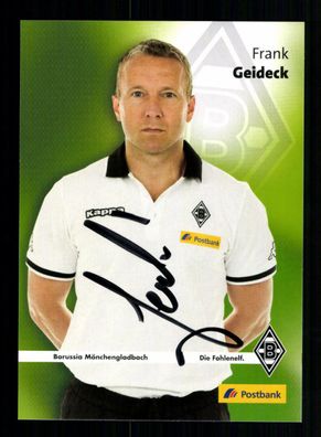 Frank Geideck Autogrammkarte Borussia Mönchengladbach 2015-16 Original Signiert