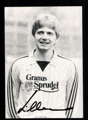Jürgen Willkomm Autogrammkarte Alemannia Aachen 1985-86 Original Signiert