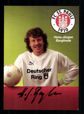 Rüdiger Wenzel Autogrammkarte FC St Pauli 1989-90 Original Signiert