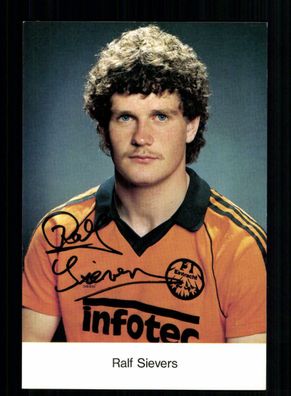 Ralf Sievers Autogrammkarte Eintracht Frankfurt 1982-83 Original Signiert