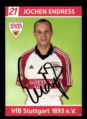 Jochen Endress Autogrammkarte VFB Stuttgart 1998-99 Original Signiert