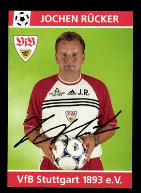 Jochen Rücker Autogrammkarte VFB Stuttgart 1998-99 Original Signiert