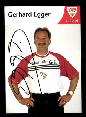 Gerhard Egger Autogrammkarte VFB Stuttgart 1999-00 Original Signiert