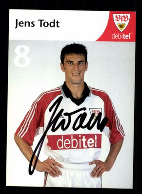 Jens Todt Autogrammkarte VFB Stuttgart 1999-00 Original Signiert