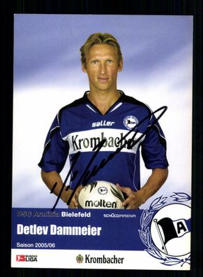 Detlev Dammeier Autogrammkarte Arminia Bielefeld 2005-06 Original Signiert