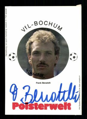 Frank Benatelli Autogrammkarte VFL Bochum 1983-84 Original Signiert