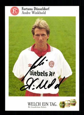 Andre Winkhold Autogrammkarte Fortuna Düsseldorf 1994-95 Original Signiert
