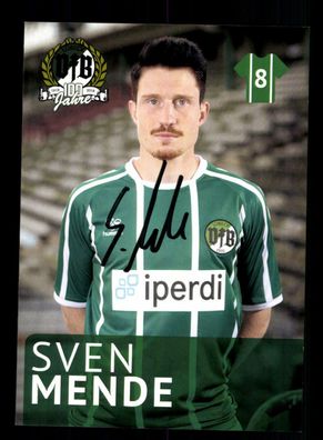 Sven Mende Autogrammkarte VFB Lübeck 2019-20 Original Signiert