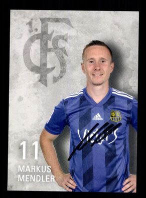 Markus Mendler Autogrammkarte 1 FC Saarbrücken 2019-20 Original Signiert