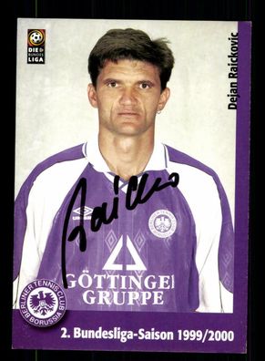 Dejan Raickovic Autogrammkarte Tennis Borussia Berlin 1999-00 Original Signiert