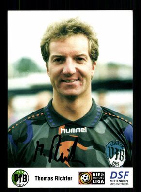 Thomas Richter Autogrammkarte VfB Lübeck 1996-97 Original Signiert