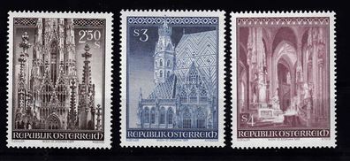 1977 Österreich, MiNr. 1544-46, postfrisch