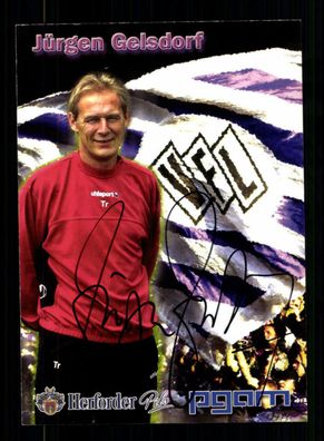 Jürgen Gelsdorf Autogrammkarte VFL Osnabrück 2002-03 Original Signiert