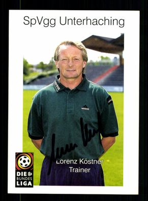 Lorenz Köster Autogrammkarte SpVgg Unterhaching 1997-98 Original Signiert