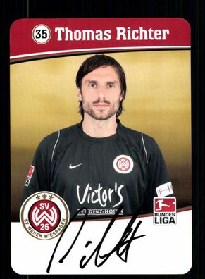 Thomas Richter Autogrammkarte SV Wehen Wiesbaden 2007-08 Original Signiert