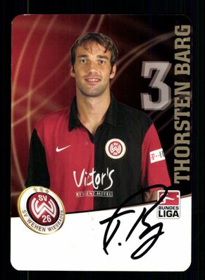 Thorsten Barg Autogrammkarte SV Wehen Wiesbaden 2008-09 Original Signiert
