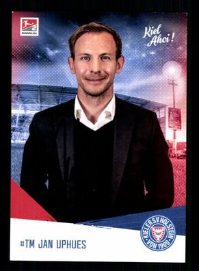 Jan Uphues Autogrammkarte Holstein Kiel 2019-20 Original Signiert
