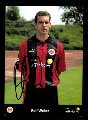 Ralf Weber Autogrammkarte Eintracht Frankfurt 1999-00 Original Signiert