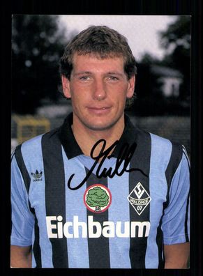 Jochen Müller Autogrammkarte Waldhof Mannheim 1990-91 Original Signiert