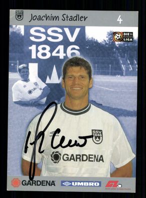Joachim Stadler Autogrammkarte SSV Ulm 2000-01 Original Signiert