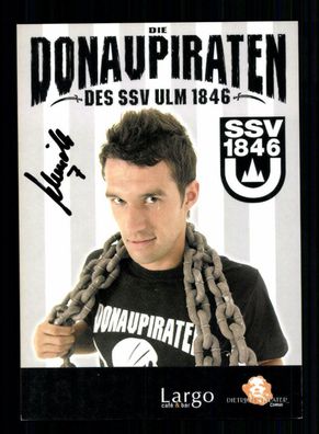 Mario Schmidt Autogrammkarte SSV Ulm 2008-09 Original Signiert